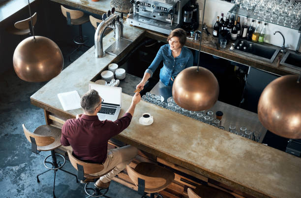 It's his favourite coffee shop