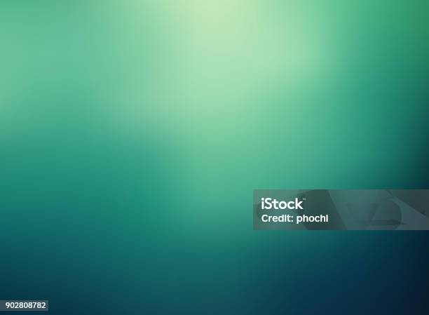 Abstract Green Color Gradient Blurred Background Stock Illustration - Download Image Now - Green Color, Environmental Conservation, Color Gradient