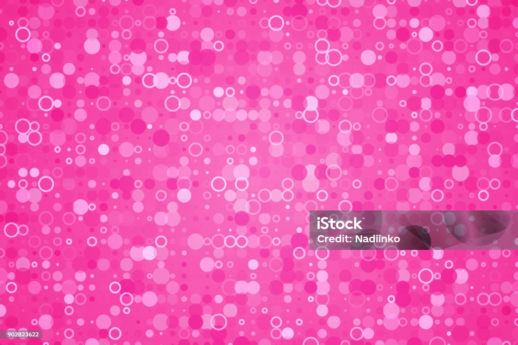 Pink pattern with glitter effect. Cute background for valentine day card. Simple glamorous circle ornament, wallpaper Pink pattern with glitter effect. Cute background for valentine day card. Simple glamorous circle ornament, wallpaper. Pink Background stock vector