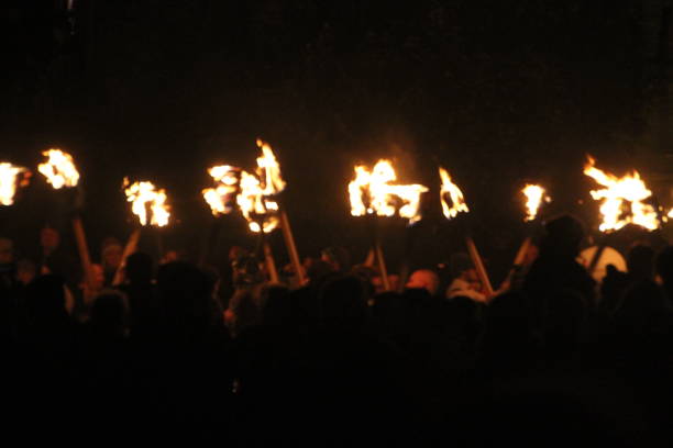 istock Up Helly Aa - fire festival 902832638