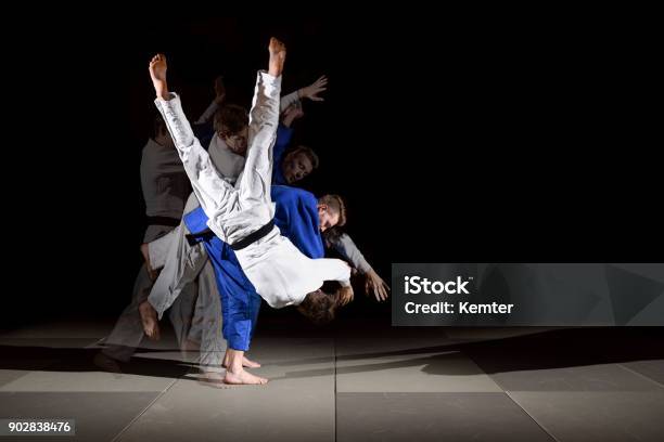 Judo Training Series Stock Photo - Download Image Now - Judo, 20-29 Years, Acrobat
