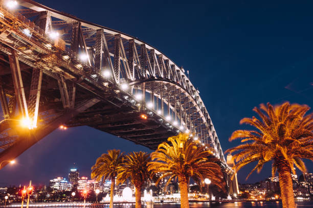 istock Unusual view on Sydney Harbour Bridge 902842816