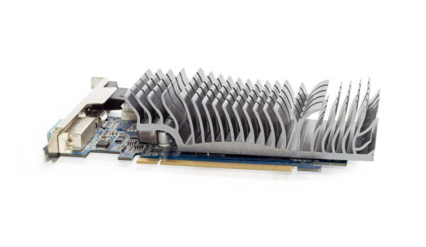 istock Graphics card equipped with heat sink without fan closeup 902842958