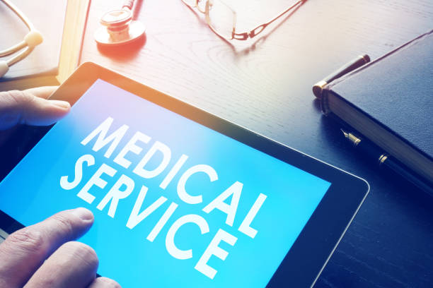 istock Doctor is reading about medical service. 902847340