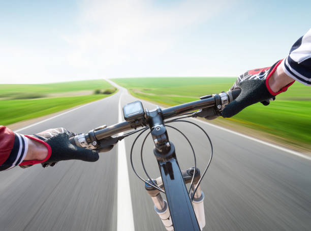 istock Ride on bycycle on road. Sport and active life concept 902856620