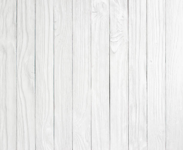 planche de bois blanc comme texture et fond - blanchi à la chaux photos et images de collection