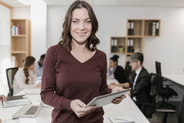 istock Businesswoman in her office 902901866