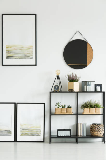 istock Gallery in bright living room 902905114