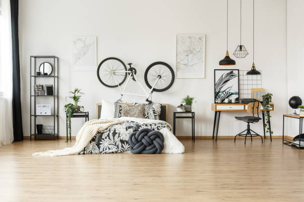 istock Open design of bedroom 902909860