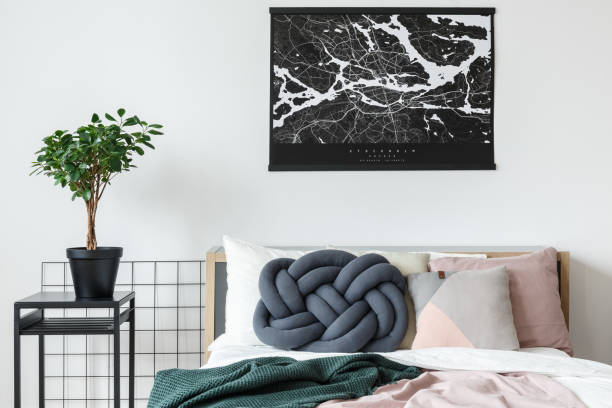 istock Close-up of gray knot cushion 902909862