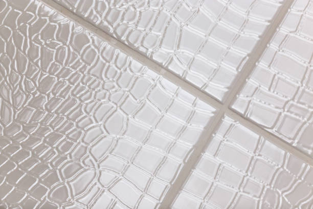 istock White tile in the bathroom as a background 902921916