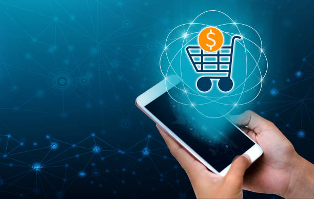 istock Transactio payment technology making online mobile phone phone hand Businesspeople press the phone to order or pay in the Internet.payment internet shop makes online shopping 902926008
