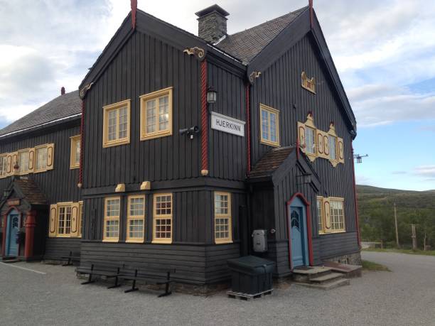 House in the forest, Norway. A sod roof, or turf roof, is a traditional Scandinavian type of green roof covered with sod on top of several layers of birch bark on gently sloping wooden roof boards. Until the late 19th century, it was the most common roof on rural log houses in Norway and large parts of the rest of Scandinavia.