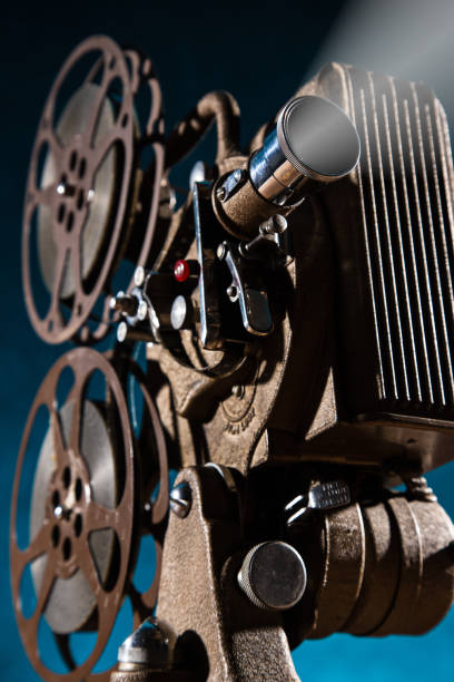 istock Old style movie projector, close-up 902928964