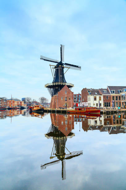 istock landscape with the windmill, Haarlem, Holland 902930166