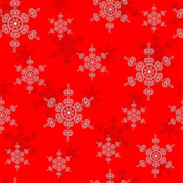 Vector illustration of Christmas Seamless Background