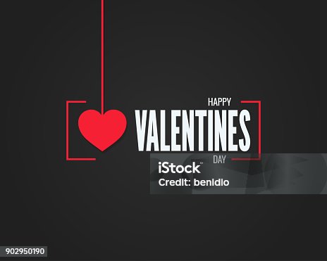 istock valentines day logo on black background 902950190