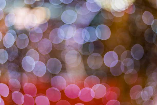 Abstract christmas and new year lights background with beautiful bokeh.