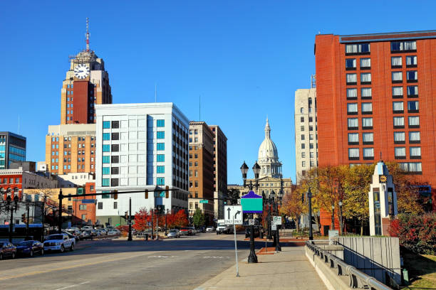 istock Downtown Lansing Michigan Skyline 902950984