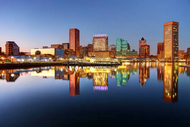 The Inner Harbor is a historic seaport, tourist attraction, and landmark of the city of Baltimore, Maryland