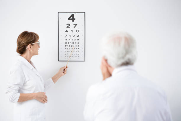 istock Ophthalmologist during examination the patient 902955012
