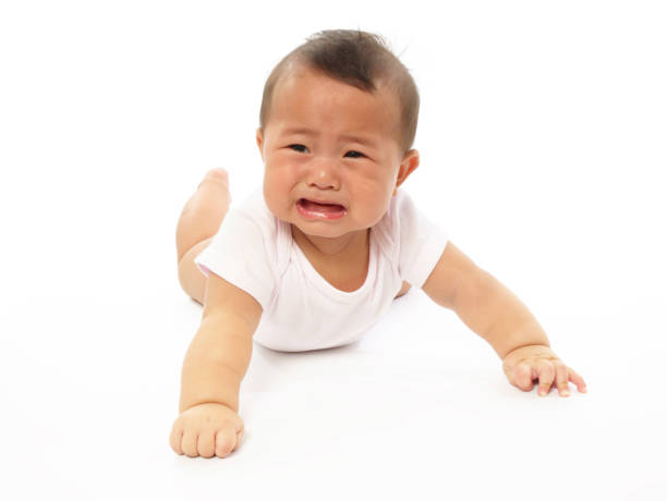 istock Asian baby on white background 902966824