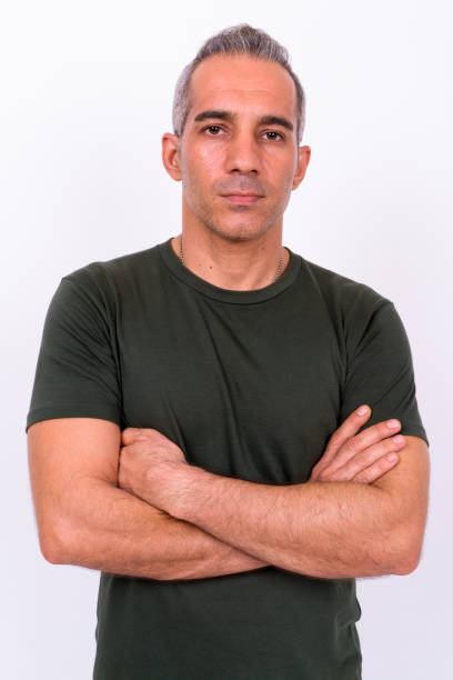 istock Portrait Of Middle Eastern Man Against White Background 902970646