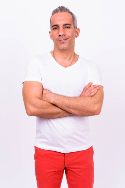 istock Portrait Of Middle Eastern Man Against White Background 902974896