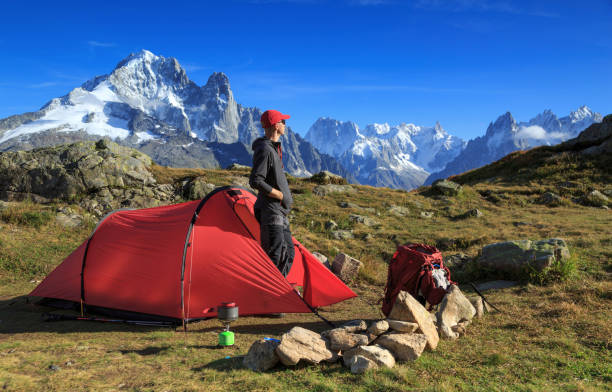 istock Campsite in the mountains 902991422