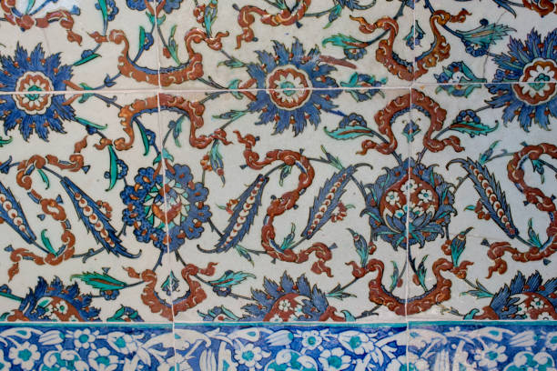 istock Floral art pattern example of Ottoman time 903000226