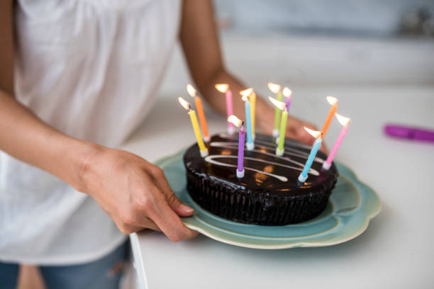 istock Close up of a birthday cake 903003116
