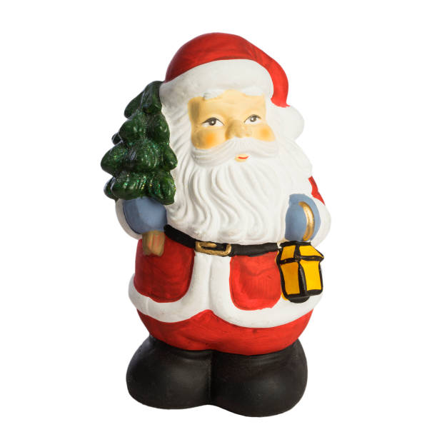 istock Santa Claus statue on white background 903022962