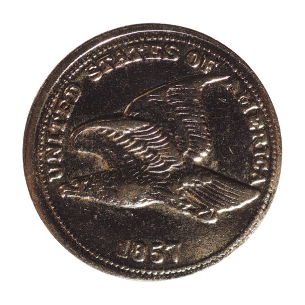 istock 1 cent coin, United States isolated over white 903030526