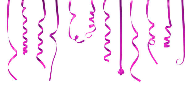 istock Colorful Paper Streamers isolated on White Background. 903035990