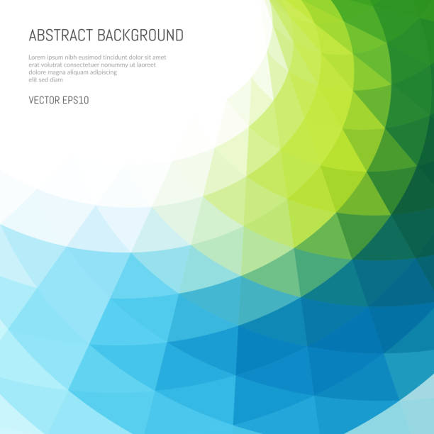 Abstract background of waves and lines. Distortion of space. Abstract background of waves and lines. Distortion of space. Bright shades of blue and green. green science background stock illustrations