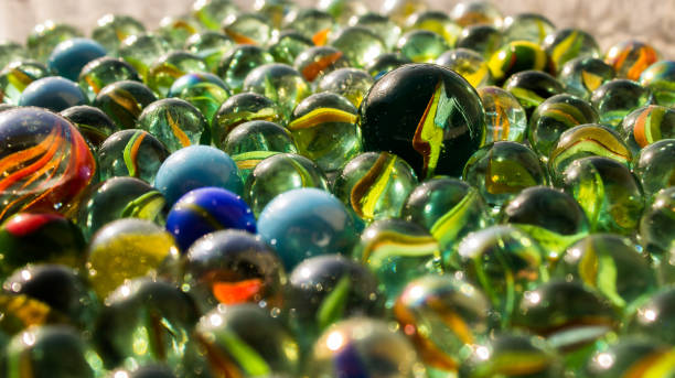 istock collection of colored glass marbles 903040612