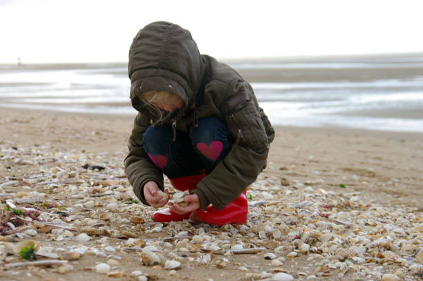 Happy child on the beach