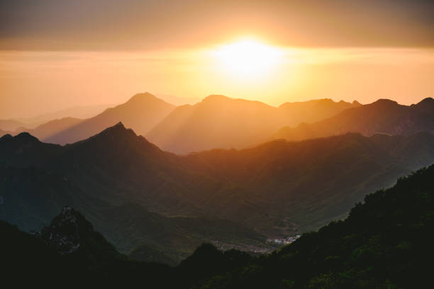 istock Scenic View Of Mountains Against Sky During Sunset 903060516