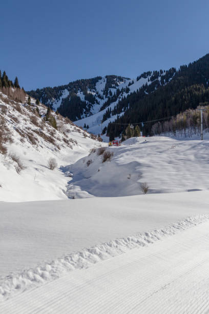 istock waves in the snow by snowcat 903061348