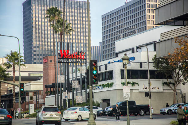 An editorial stock photo Westfield Century City Mall in Los Angeles.