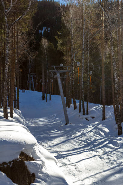 istock ski lift in the mountains through the woods 903070262