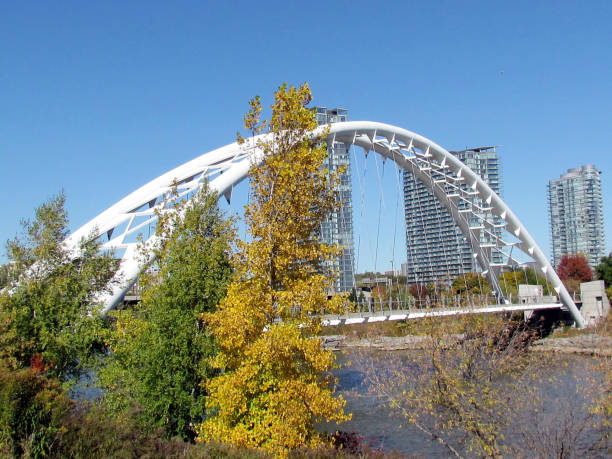 istock Toronto Lake landscape with Humber Bay Arch Bridge 2014 903084714