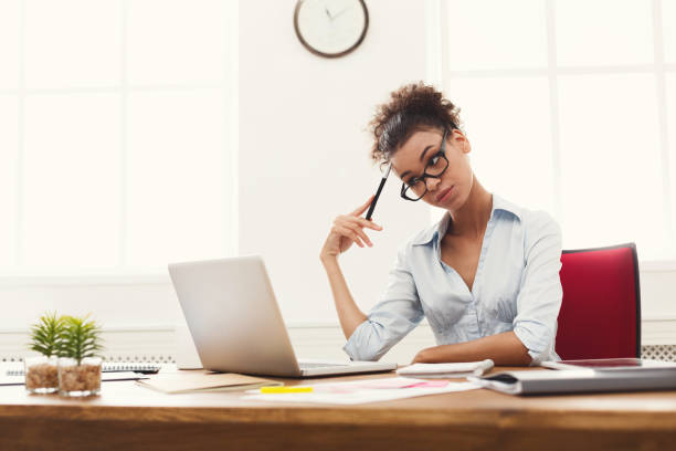 istock Business woman working on laptop at office 903087992