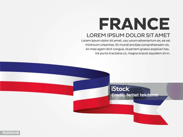 France Flag Background Stock Illustration - Download Image Now - France, Flag, French Flag