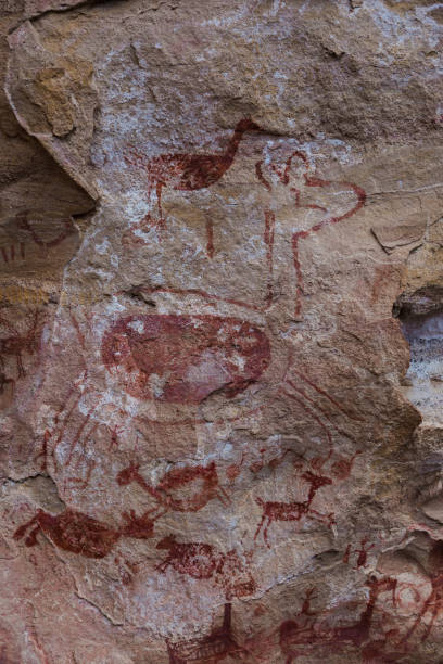 istock Prehistoric painting in Serra da Capivara Piaui 903092936