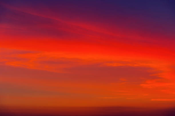 istock Sunset sky as background. Bright Horizon. Burning Skies 903097532