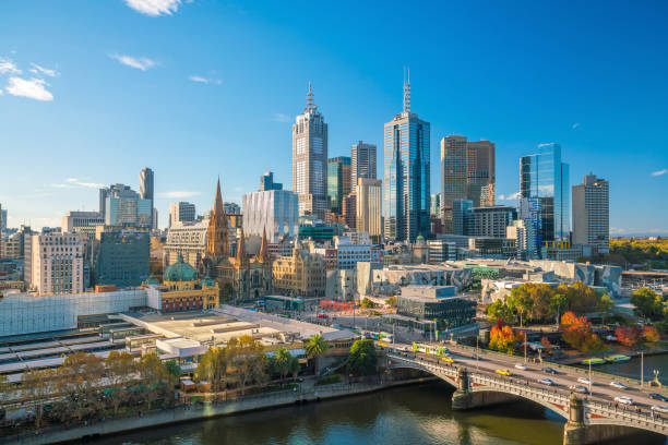 istock Melbourne city skyline in Australia 903106340
