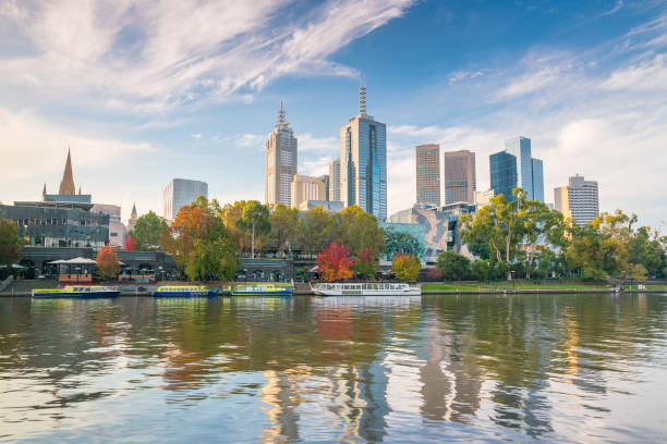 istock Melbourne city skyline in Australia 903107652