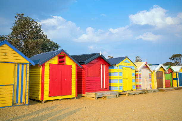 istock Colorful Beach House at Brighton Beach, Melbourne 903107682