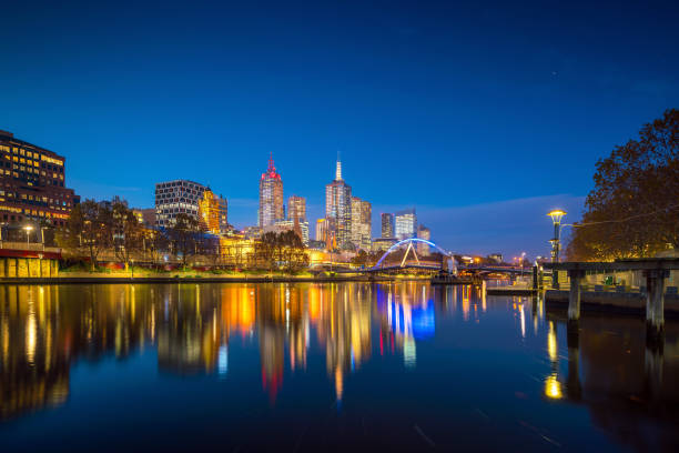 istock Melbourne city skyline at twilight 903107942
